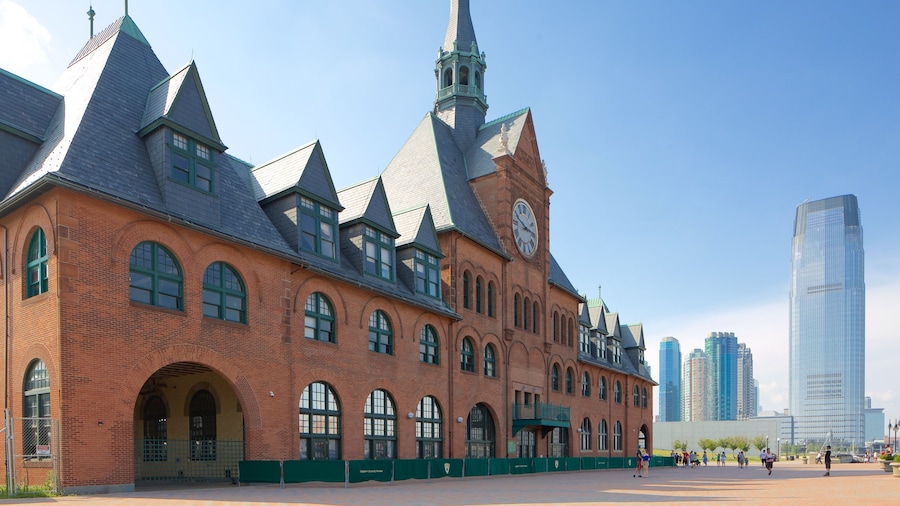 Centre ferroviaire de New Jersey Terminal mettant en vedette scènes de rue et patrimoine historique
