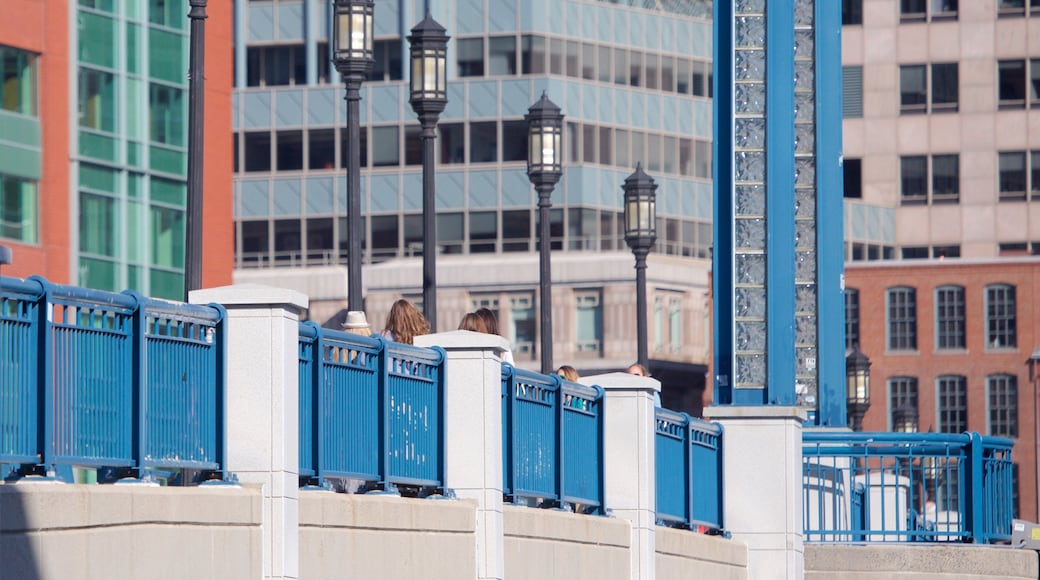 Seaport District featuring a city