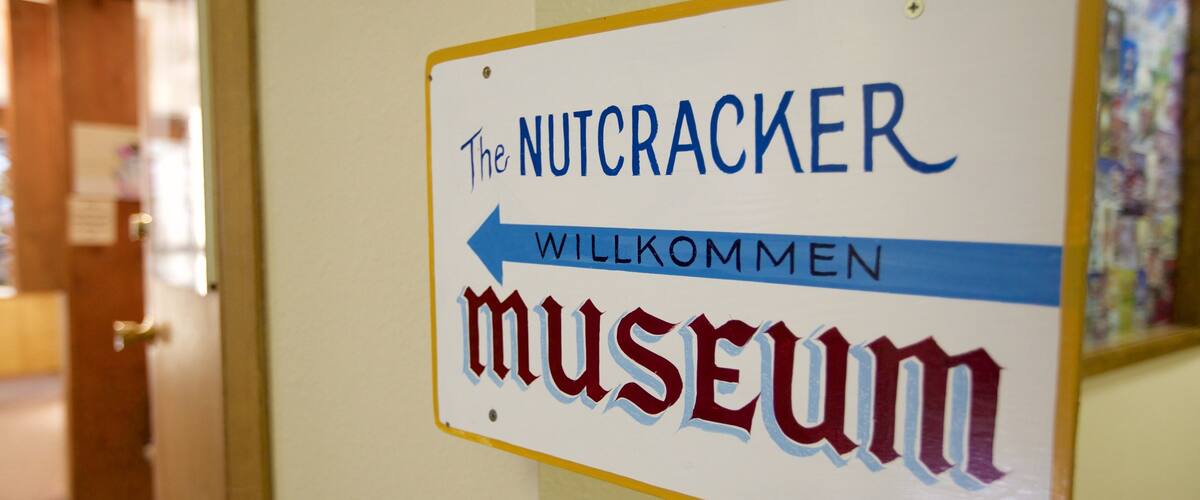 Leavenworth Nutcracker Museum showing interior views and signage