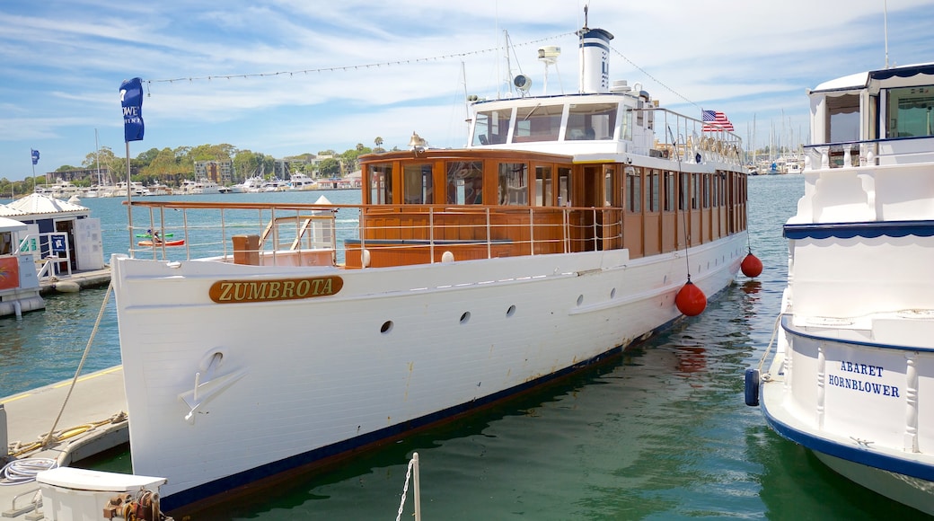 Marina del Rey which includes boating, a marina and a bay or harbour