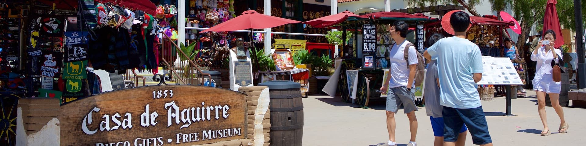 Old Town San Diego State Park which includes signage