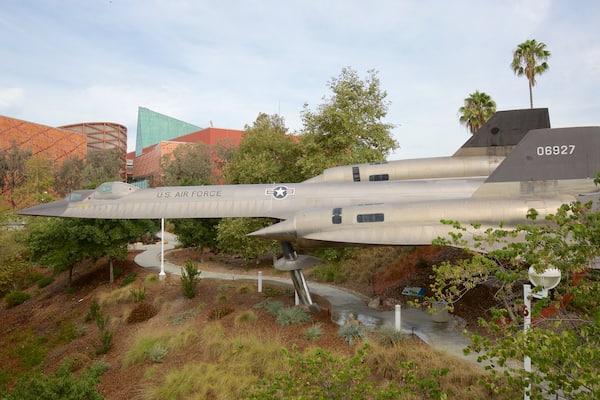 California Science Center welches beinhaltet Flugzeug