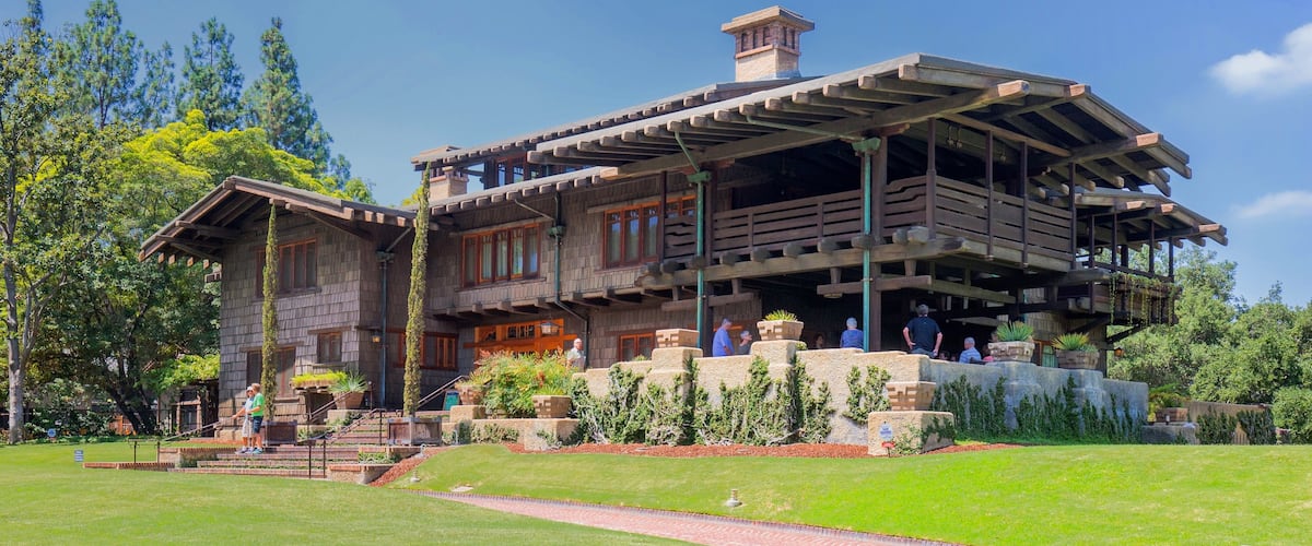 Gamble House featuring a house