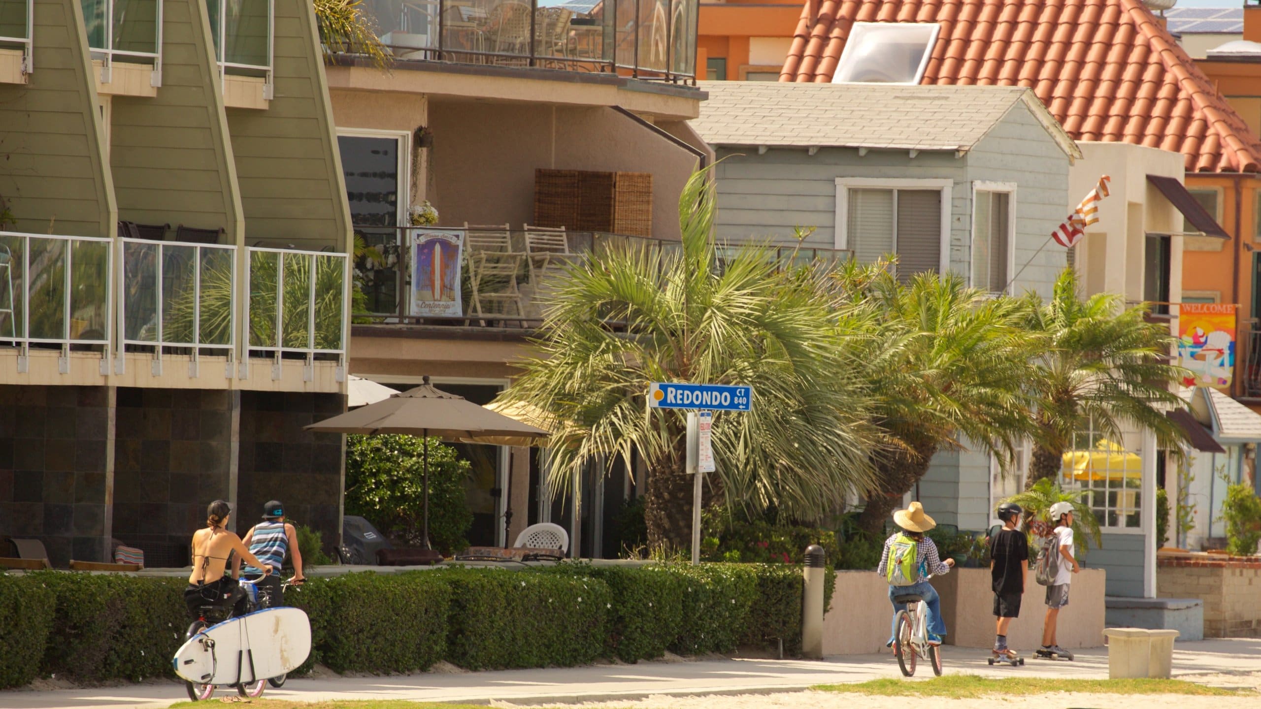 Mission Bay showing cycling