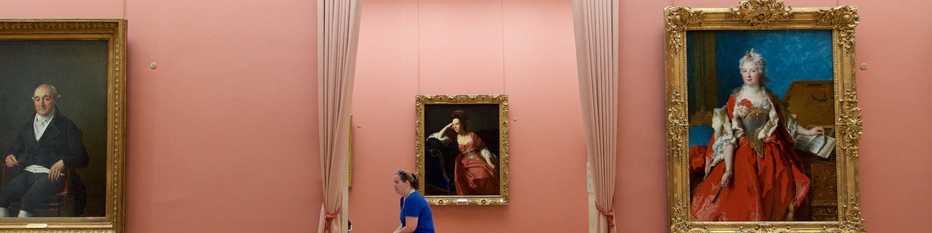 Timken Museum of Art featuring interior views and art