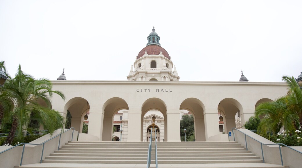 Pasadena mostrando un edificio administrativo y patrimonio de arquitectura