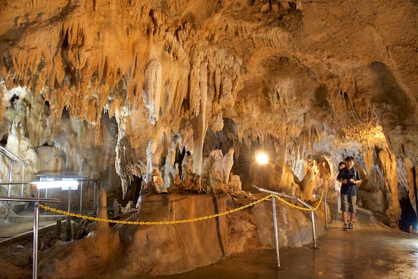 Ishigaki Island Limestone Cave featuring caves and caving