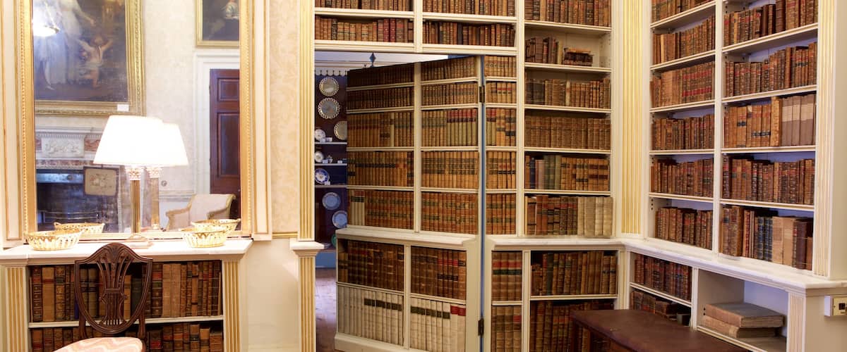 Powderham Castle featuring interior views