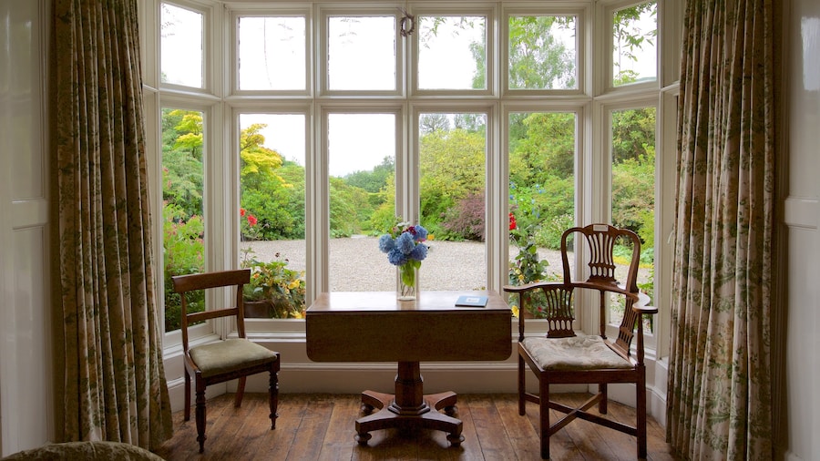 Rydal Mount showing interior views and a house