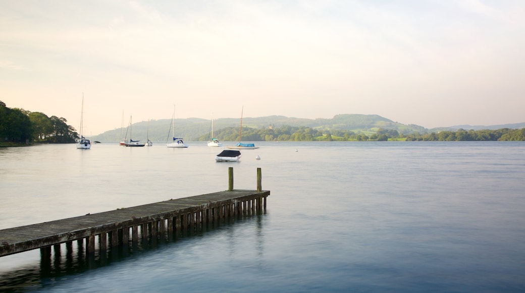 Ambleside which includes landscape views, sailing and a lake or waterhole