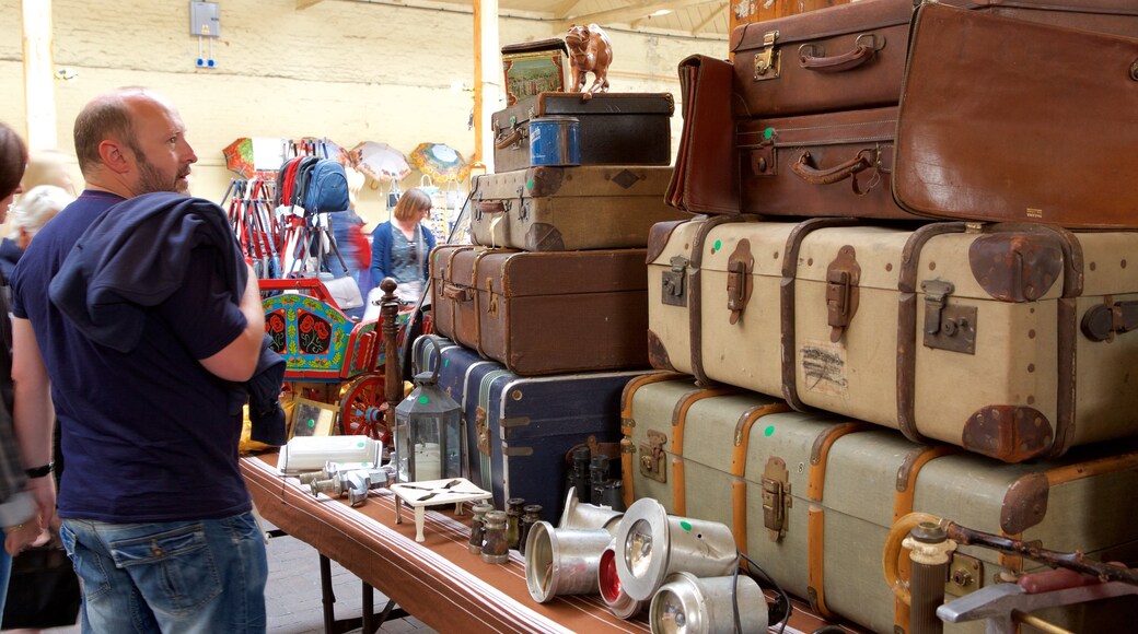 Pannier Market featuring markets and interior views as well as an individual male