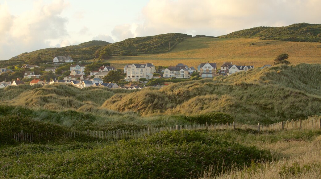 Woolacombe featuring tranquil scenes, a coastal town and general coastal views