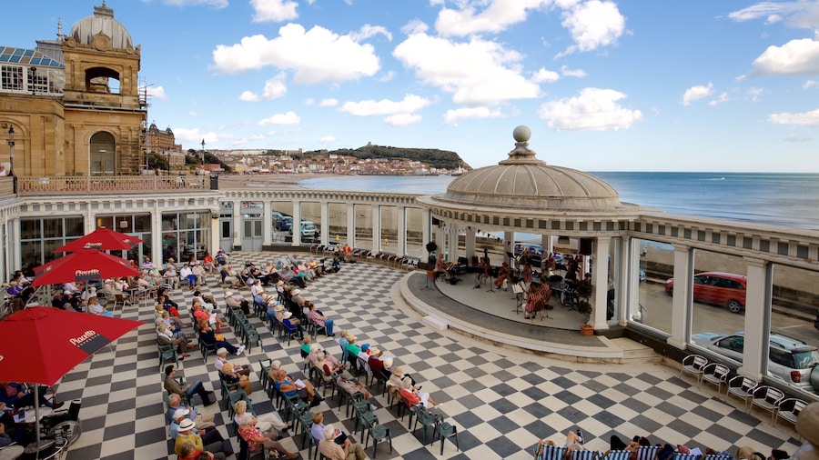 Scarborough Spa showing performance art, theater scenes and music