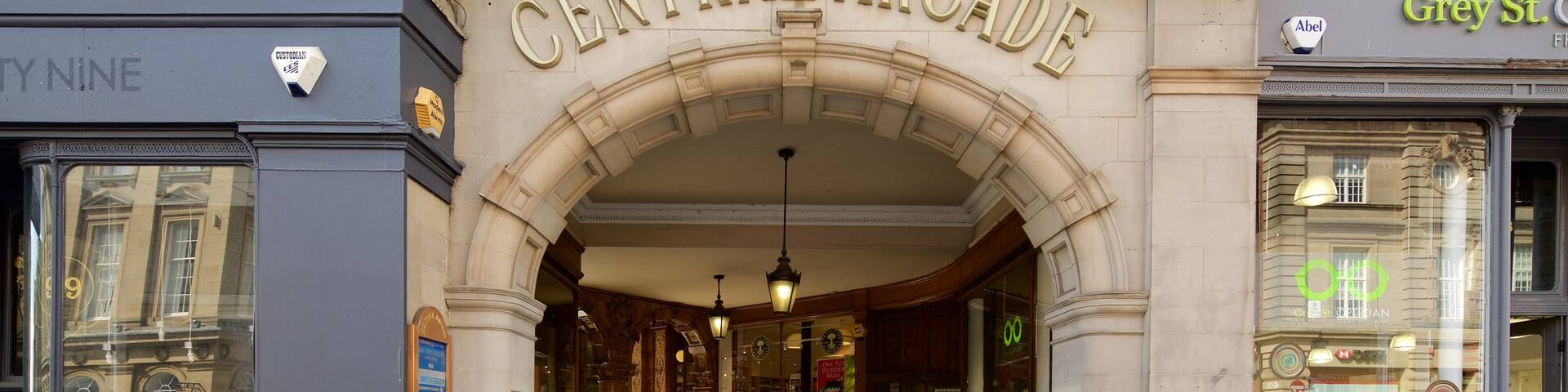 Central Arcade which includes signage and shopping