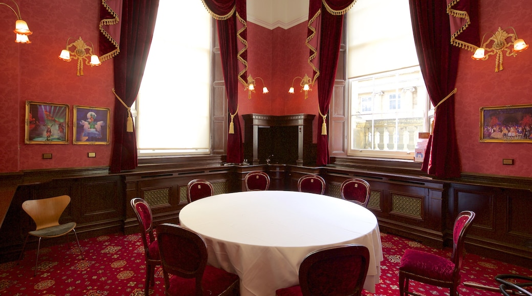 Newcastle-upon-Tyne Theatre Royal showing interior views and theatre scenes