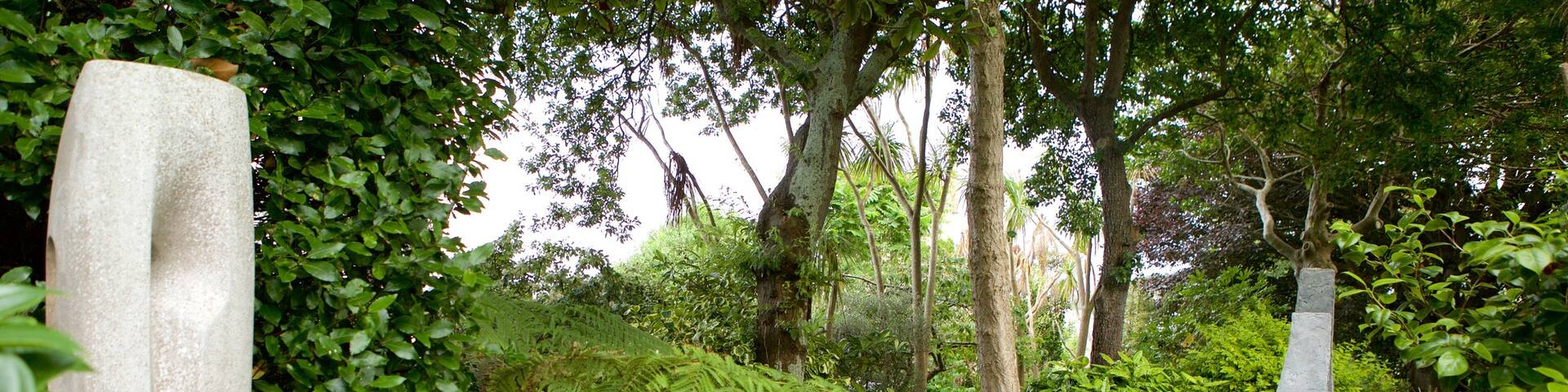 St Ives which includes a garden