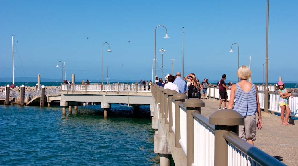 Redcliffe showing general coastal views and fishing