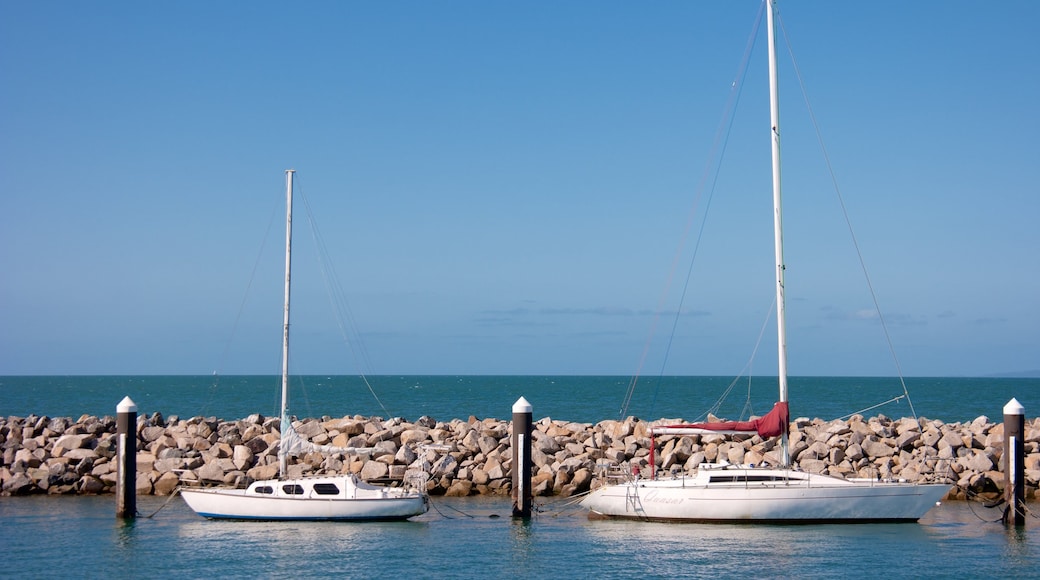 Redcliffe featuring general coastal views and boating