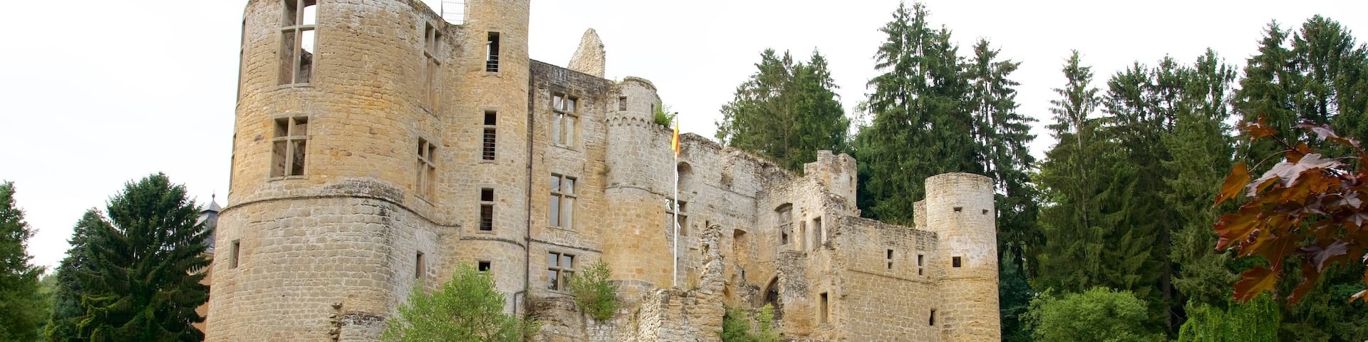Luxembourg featuring chateau or palace, heritage architecture and heritage elements