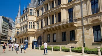 Palais grand-ducal mettant en vedette patrimoine historique, patrimoine architectural et château