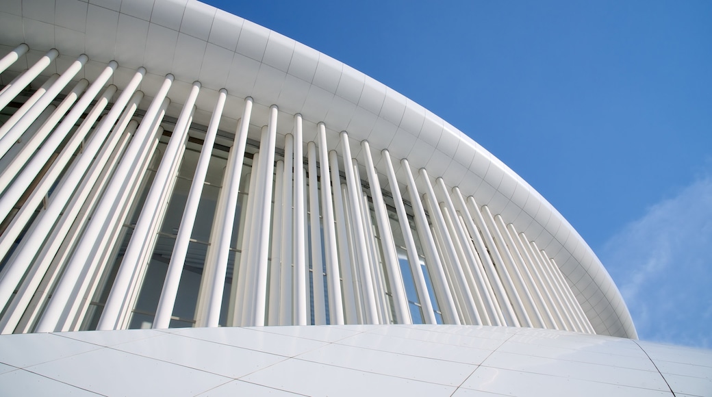 Philharmonie Luxembourg featuring modern architecture