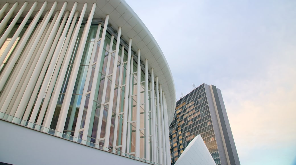 Philharmonie Luxembourg featuring modern architecture