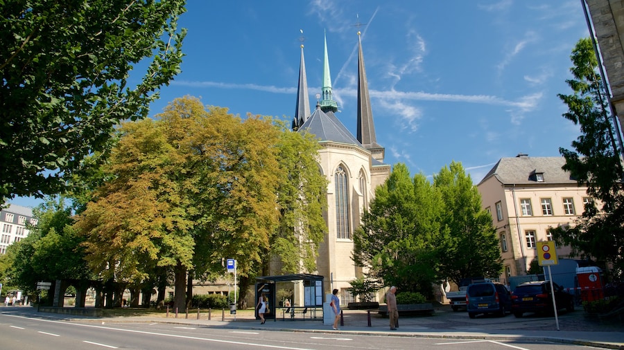 Notre-Dame Cathedral som omfatter kulturarvsgenstande, en kirke eller en katedral og historiske bygningsværker
