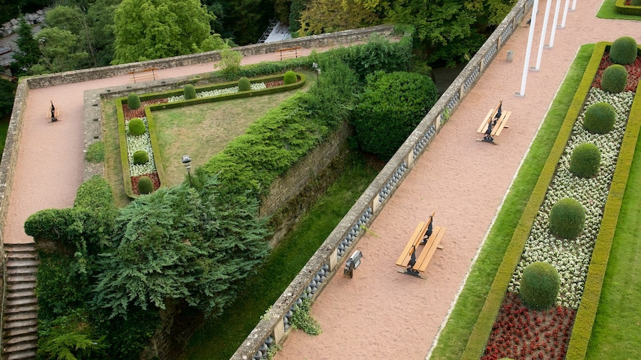 Luxembourg og byder på en have