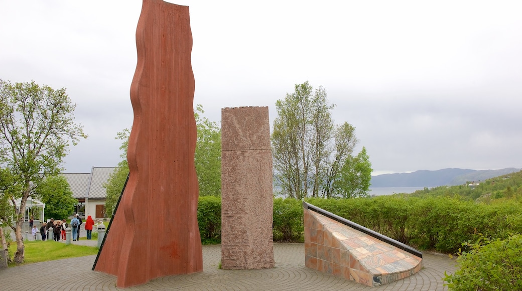 Alta museum som inkluderer monument