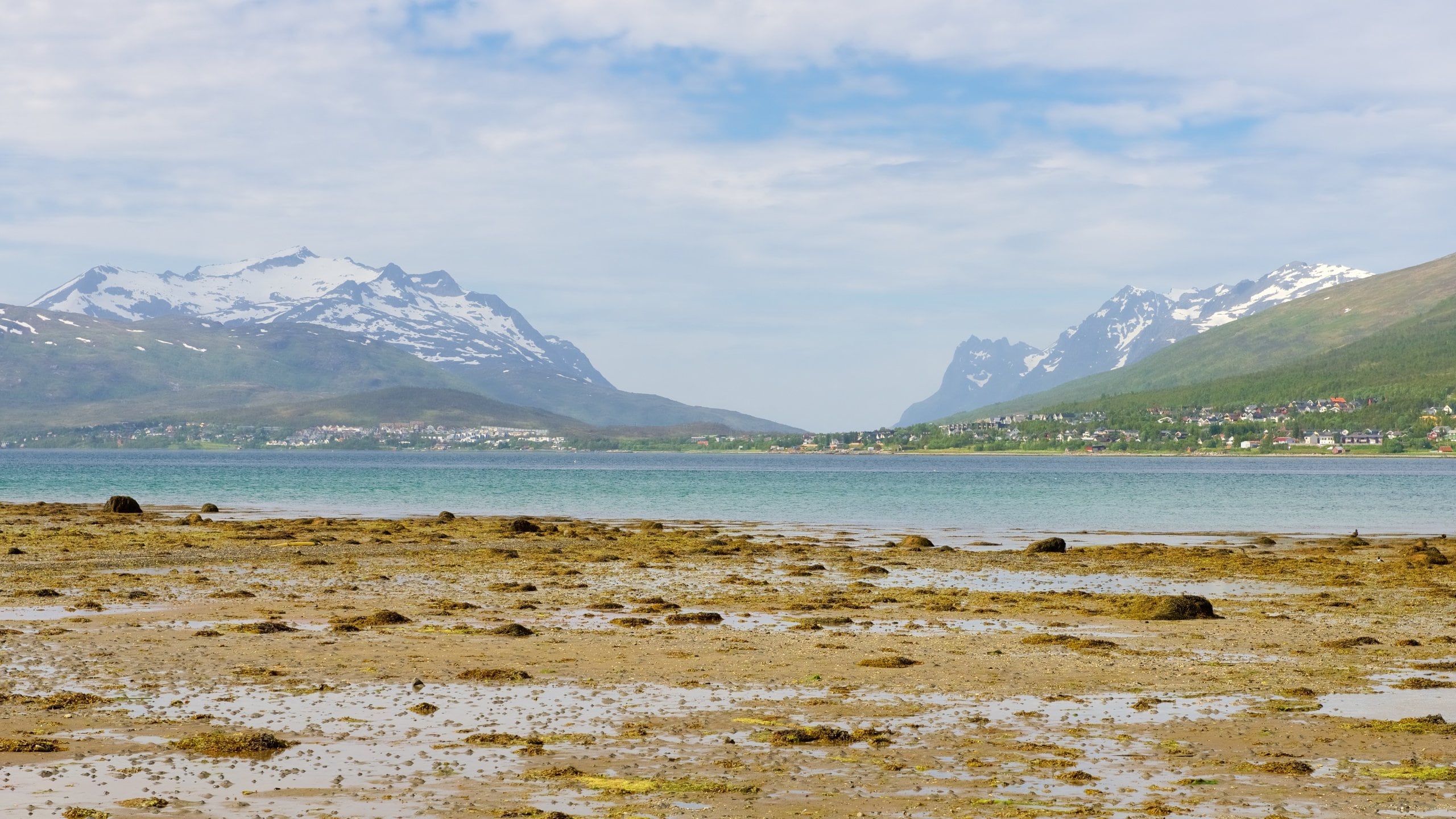 Tromso which includes landscape views and mountains