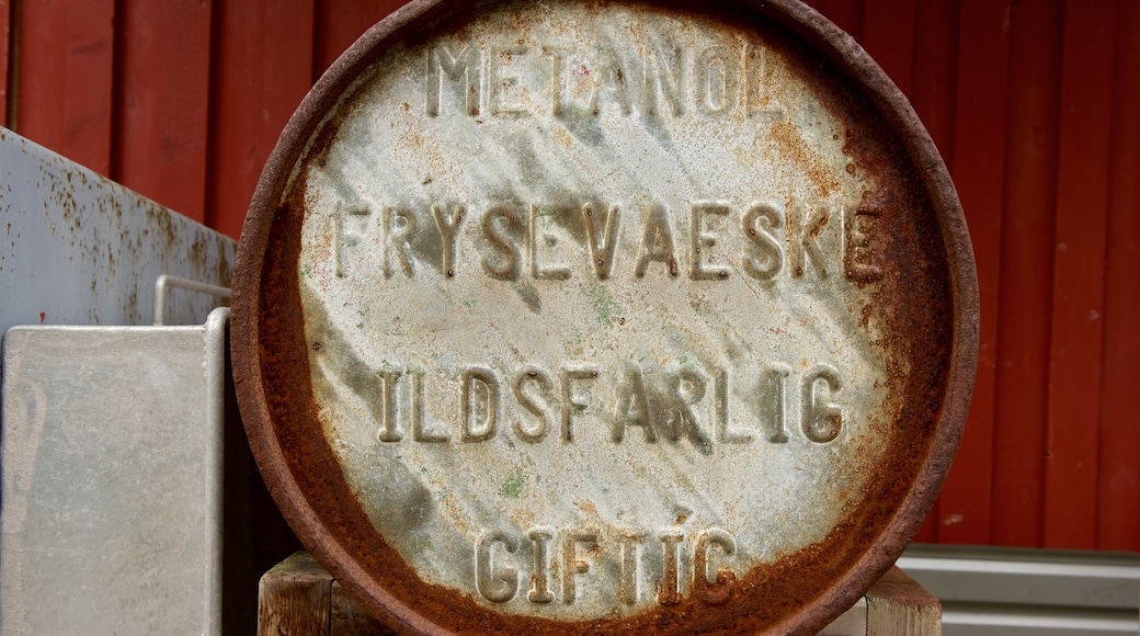 Stockfish Museum featuring signage