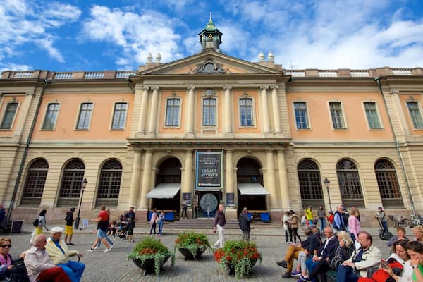 Nobel Museum as well as a large group of people