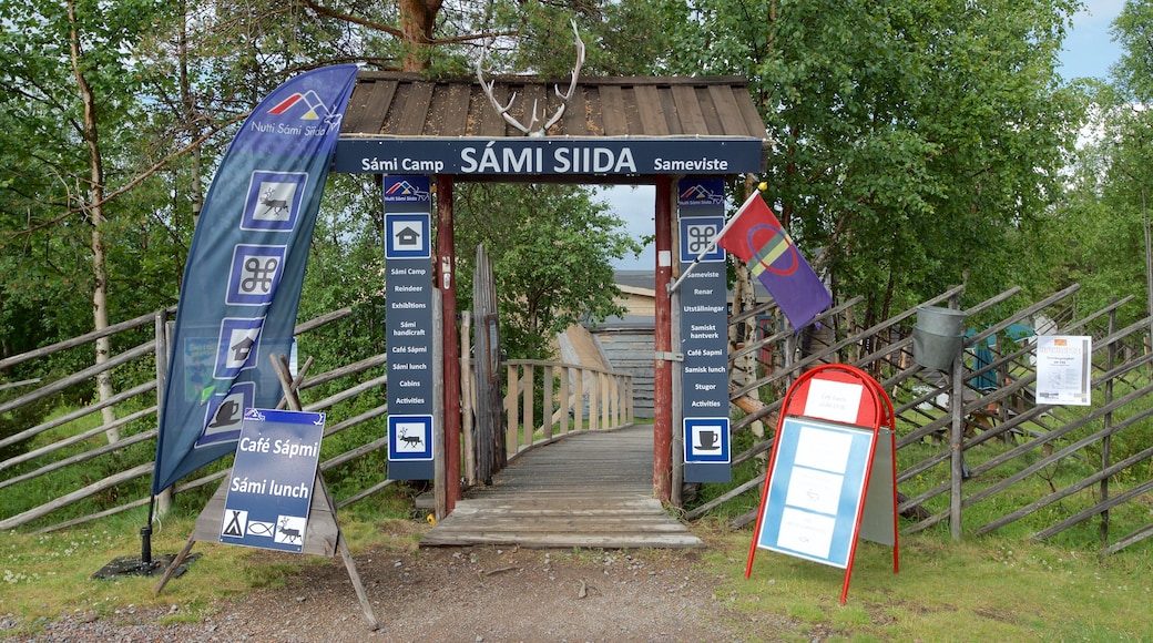 Jukkasjarvi showing signage