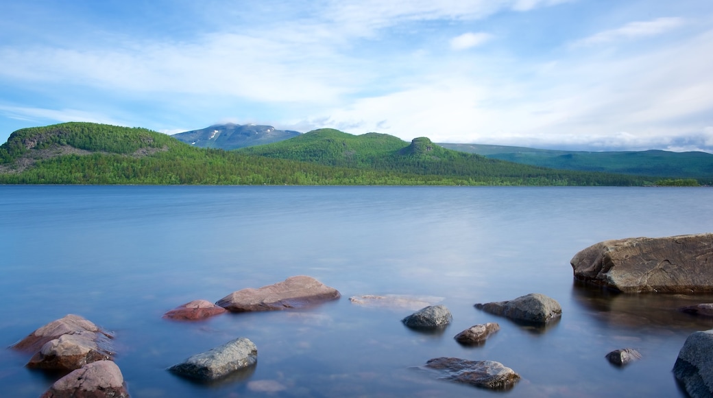 Stora Sjofallet National Park showing a lake or waterhole