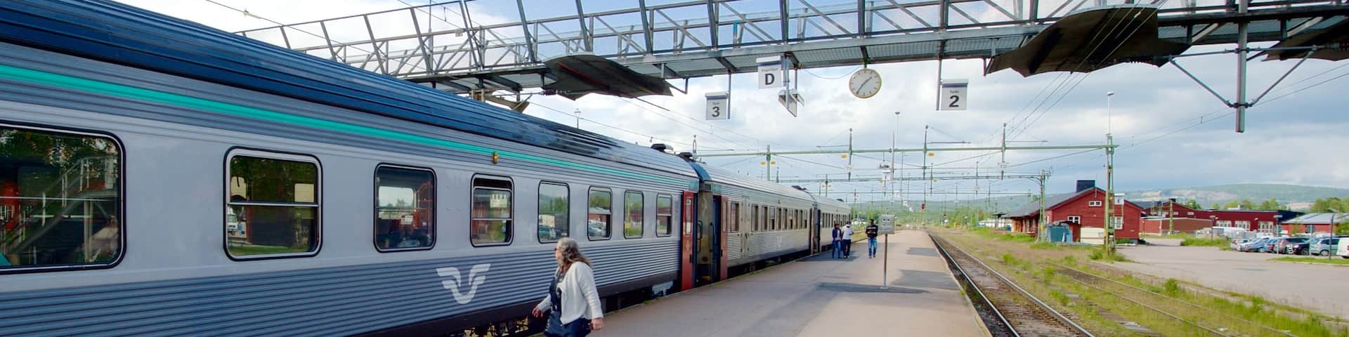 Gallivare showing railway items