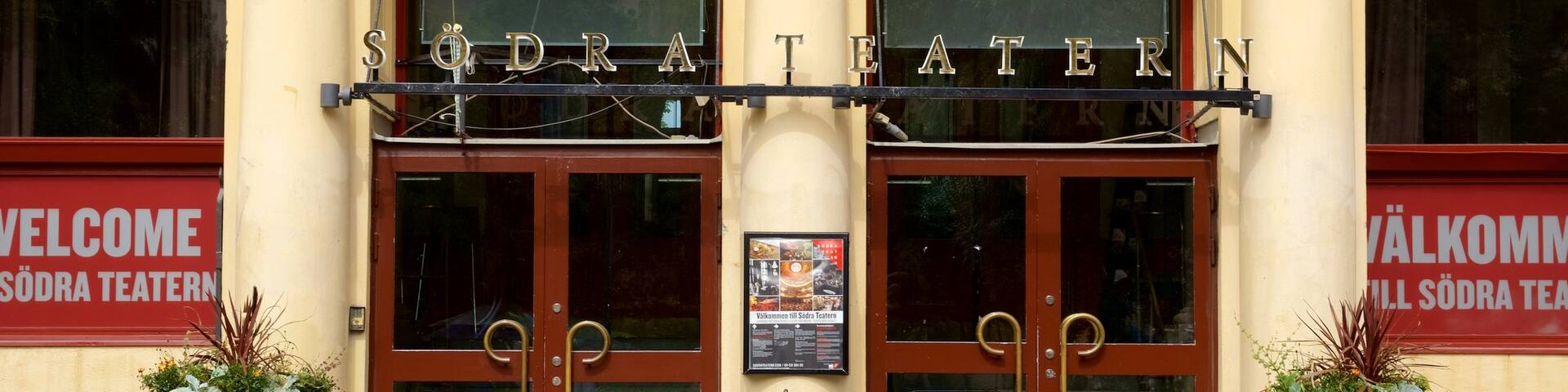 Sodra Teatern showing signage