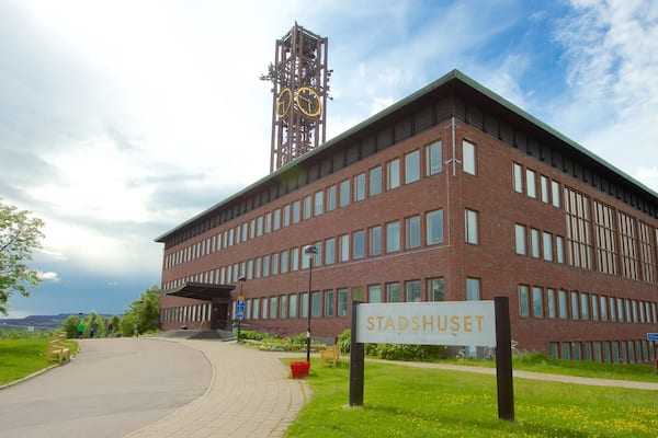 Town Hall showing signage and modern architecture