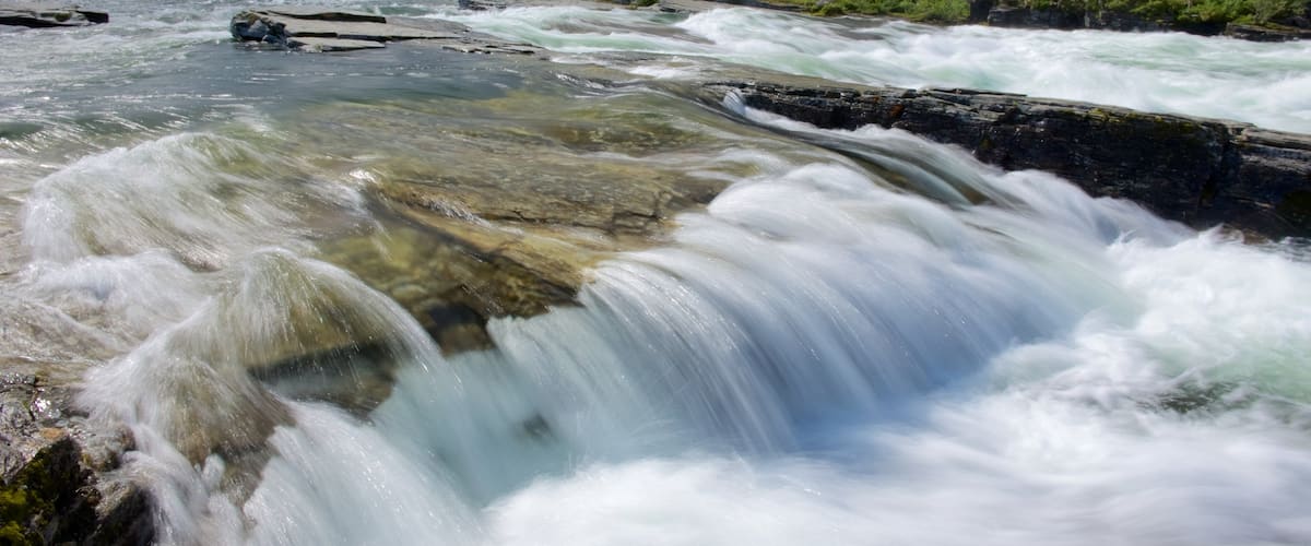 Abisko National Park montrant rapides