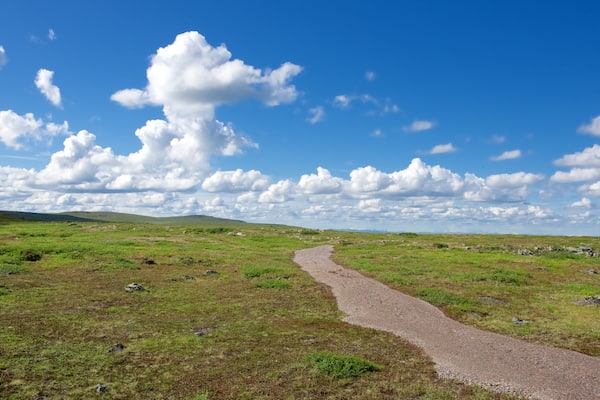 ドゥンドレット山 どの含み 自然の風景 と 静かな風景