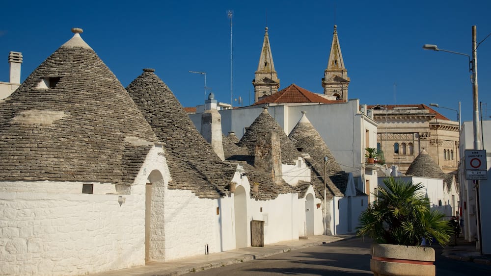 Alberobello caracterizando uma cidade