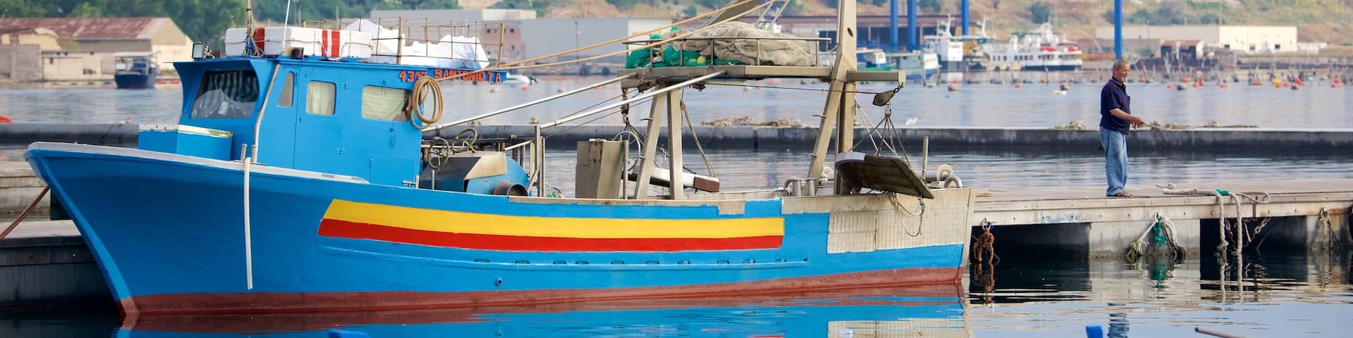Tarent Provinz mit einem Marina