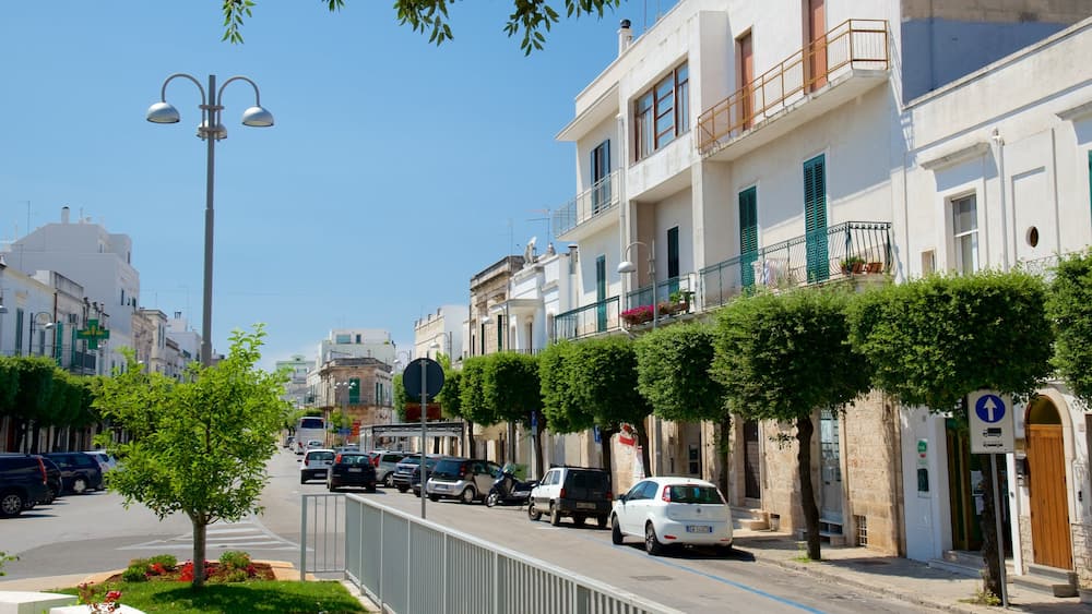 Brindisi featuring street scenes