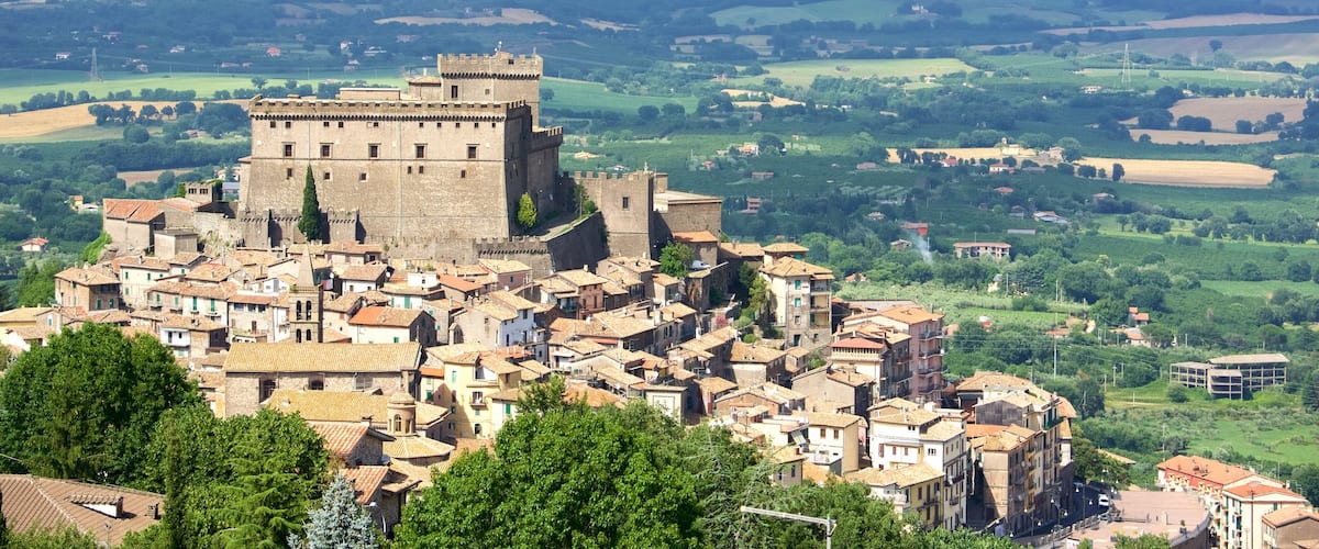 Soriano nel Cimino which includes a city and heritage architecture