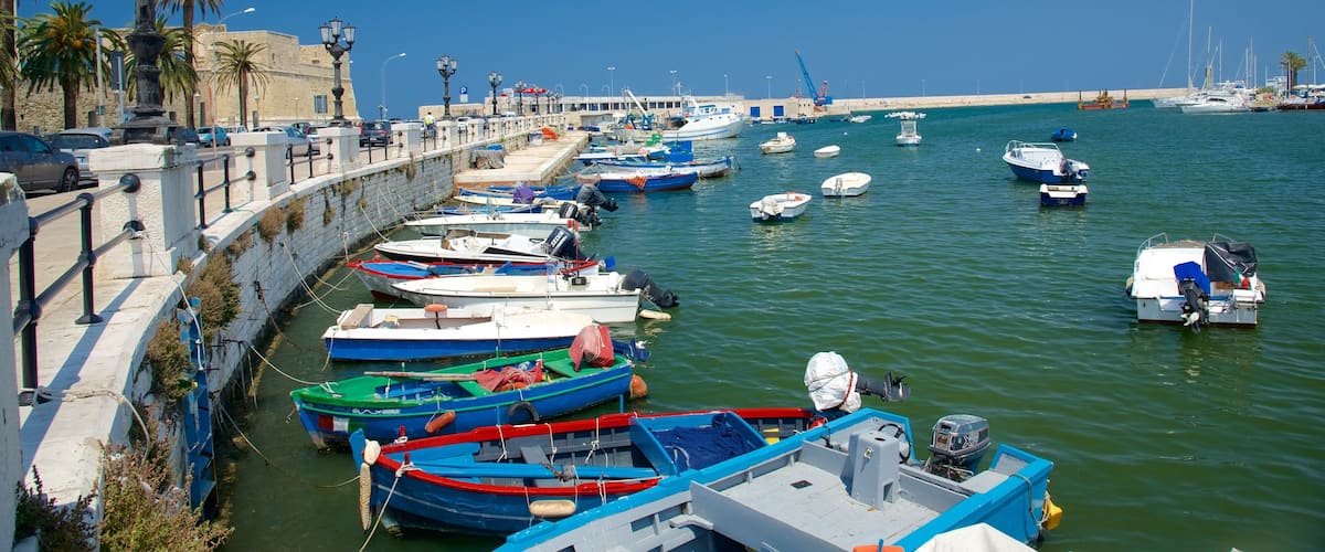Bari Harbor featuring a bay or harbour