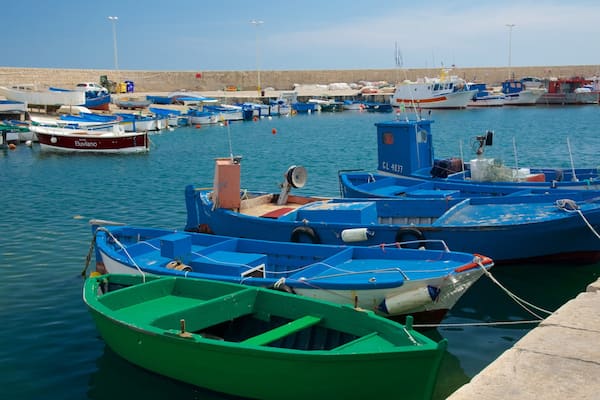 Port de Gallipoli qui includes vues littorales et marina
