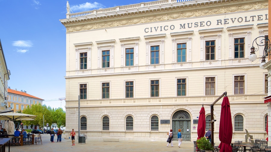 Museo Revoltella featuring an administrative building and heritage architecture