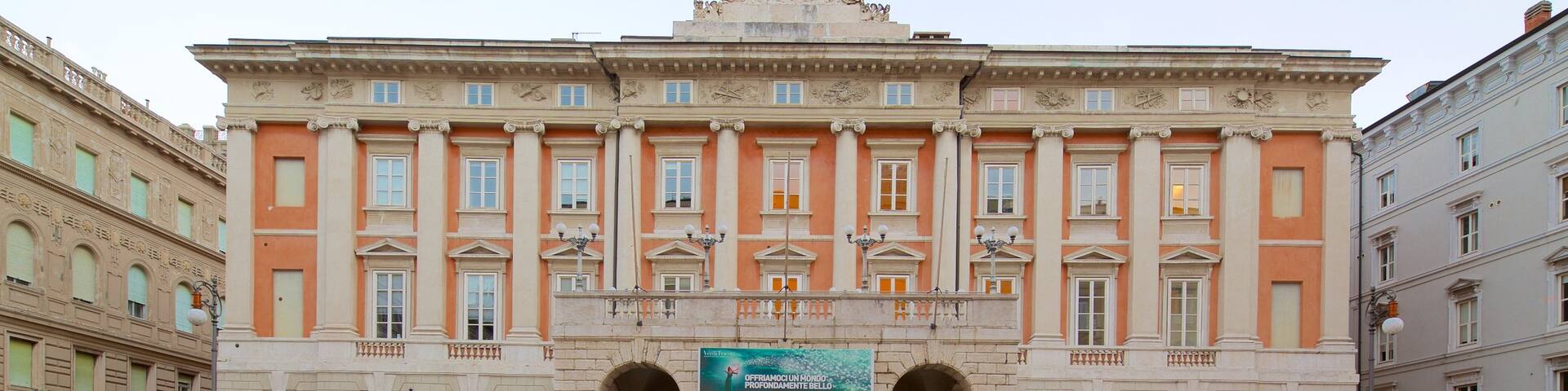 Teatro Lirico Giuseppe Verdi which includes heritage architecture and a square or plaza