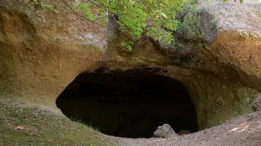 Sovana caratteristiche di grotte