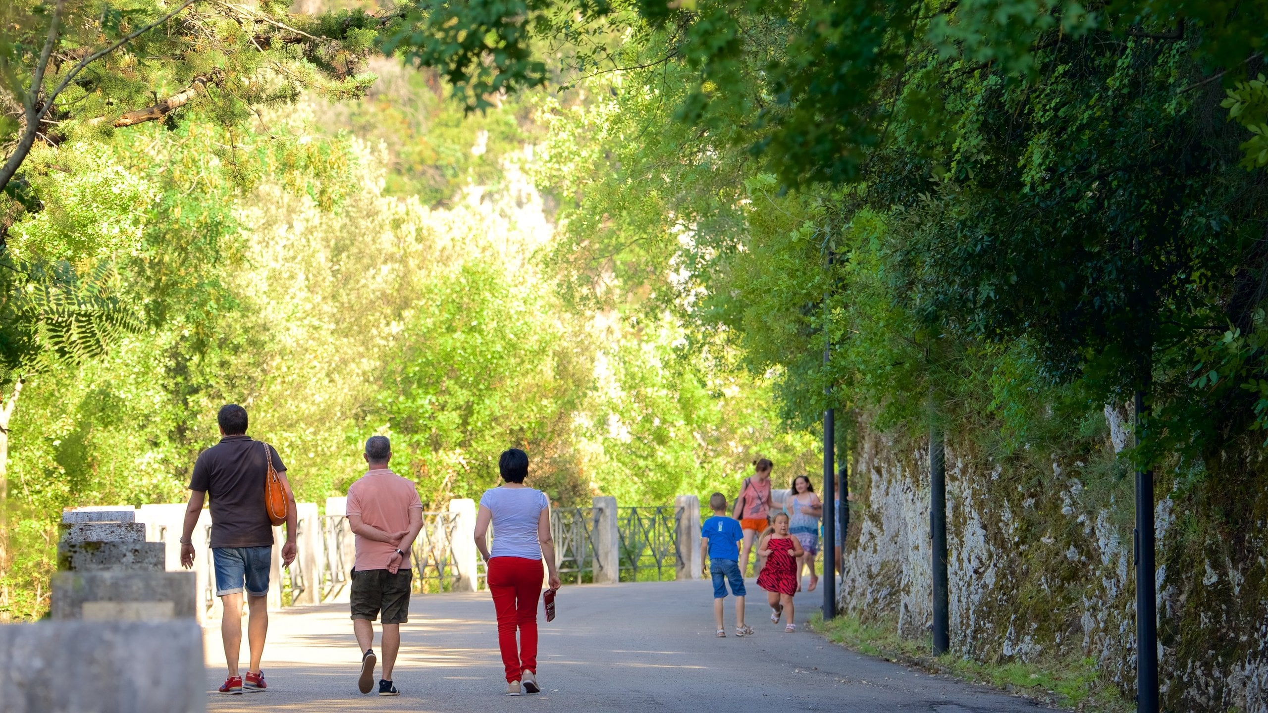 Spoleto as well as a small group of people