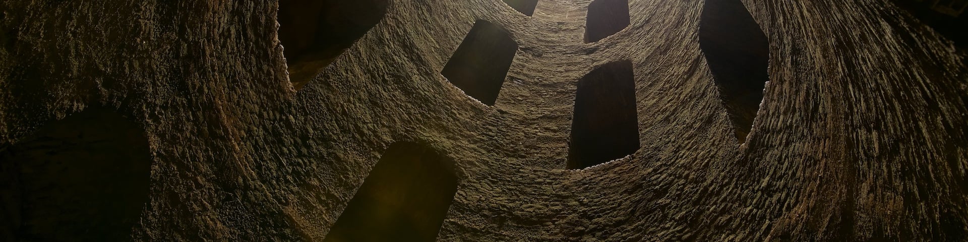 St. Patrick\'s Well showing interior views